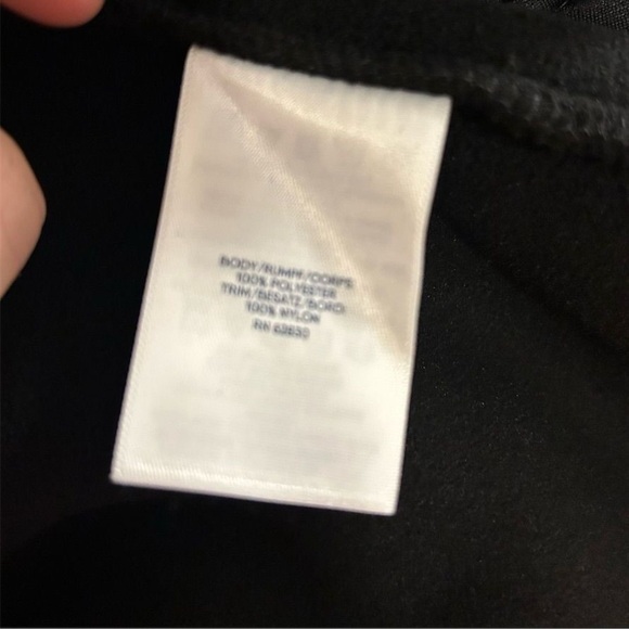 Lands' End Men's XXL/T Black Sherpa Fleece Jacket Winter Casual Zip Pockets - Picture 15 of 15